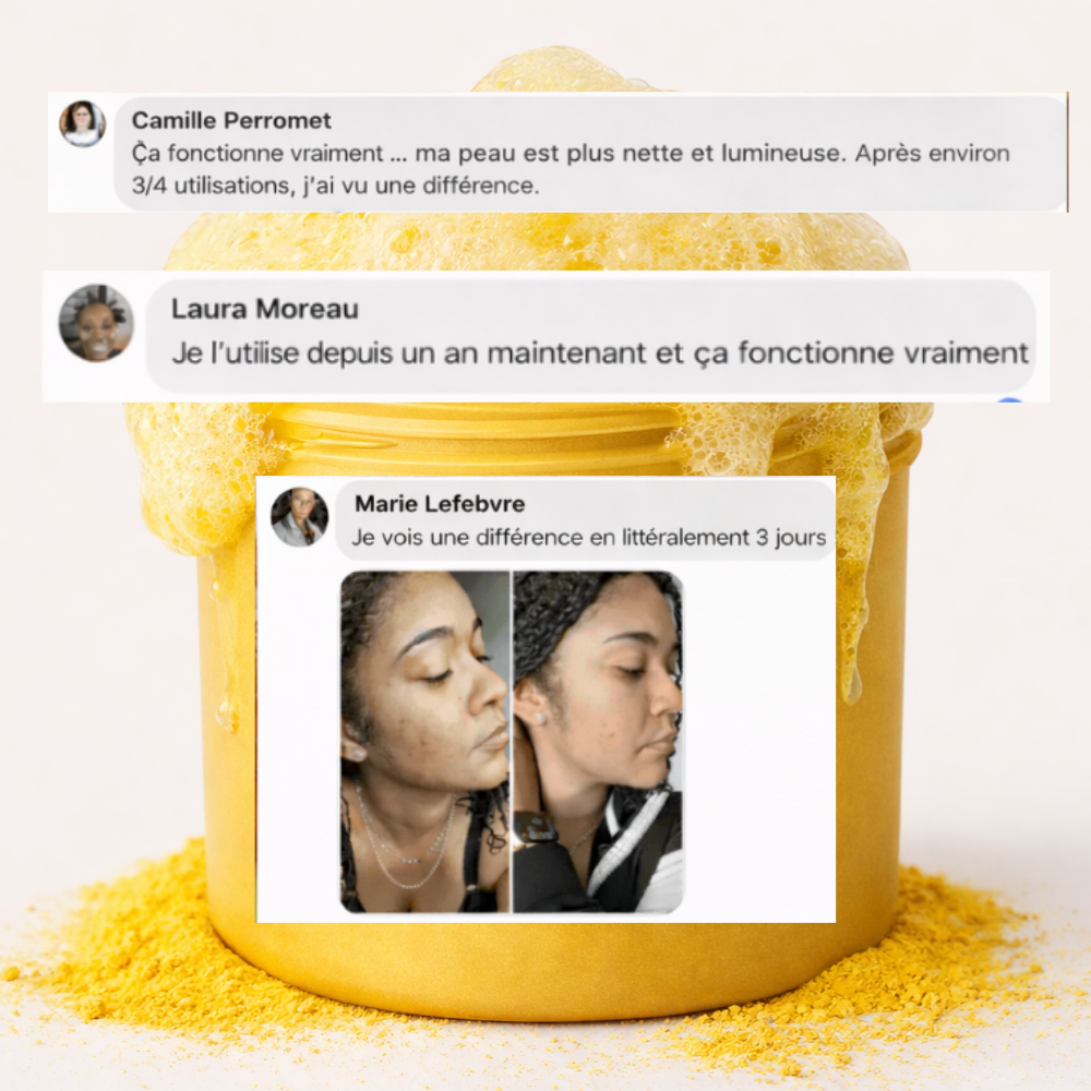 NOYHA - Masque effervescent au curcuma anti-taches