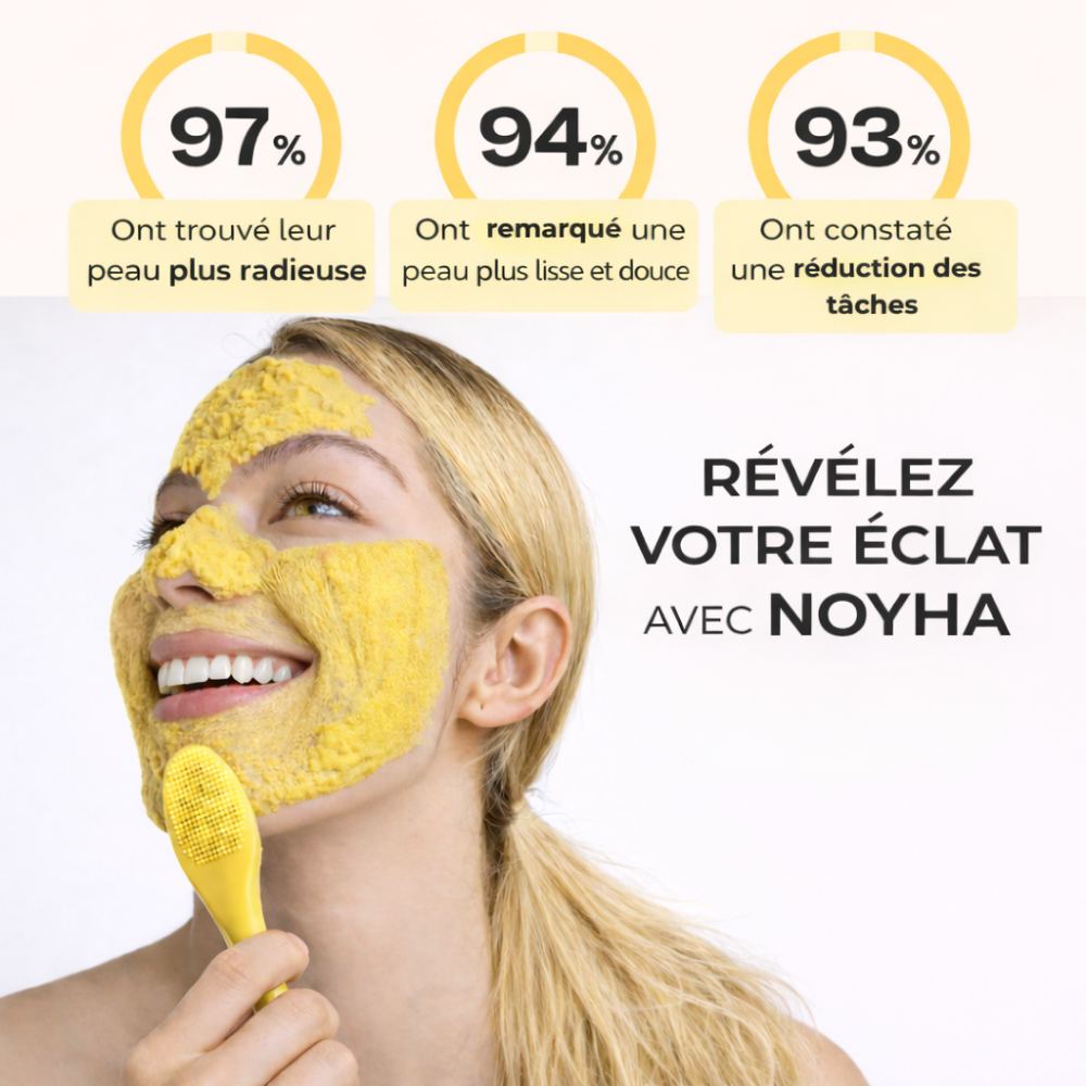 NOYHA - Masque effervescent au curcuma anti-taches