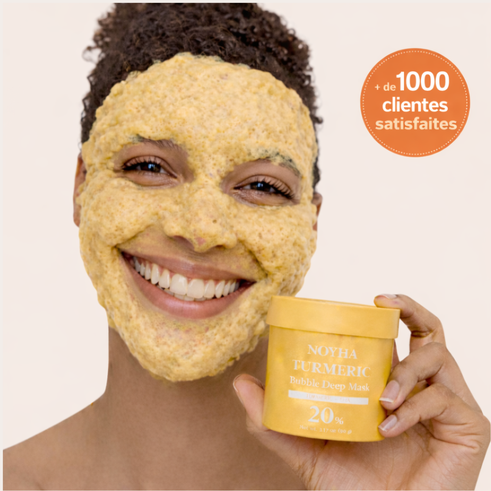 NOYHA - Masque effervescent au curcuma anti-taches